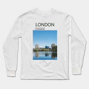 London Ontario Canada Gift for Canadian Souvenir Present T-shirt Hoodie Apparel Mug Notebook Tote Pillow Sticker Magnet Long Sleeve T-Shirt